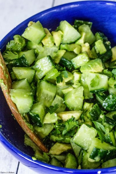 Avocado Cucumber Salad