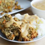 Christmas Chickpea-Lentil Loaf, Vegan & Gluten-Free