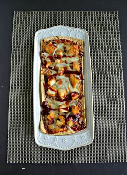 Bacon Bbq Chicken Flatbread Pizza