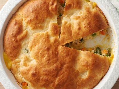 Impossibly Easy Chicken Pot Pie