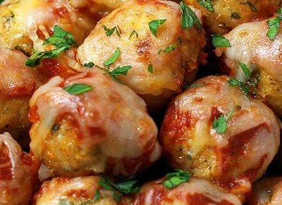Chicken Parmesan Meatballs