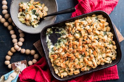 Vegan Kale And Leek Bake