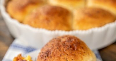 Glazed Breakfast Biscuit Bombs