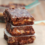 Salted Caramel Gooey Brownies