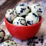 Chocolate Chip and Cranberry Cookie Dough Balls