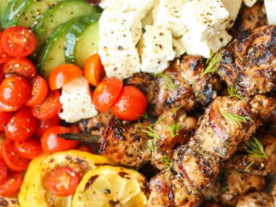 Greek Chicken Kabobs