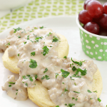 Sausage Gravy and Biscuits