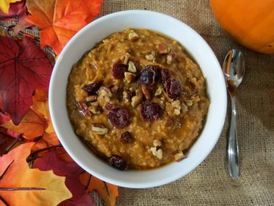 Pumpkin Oatmeal in a Crockpot