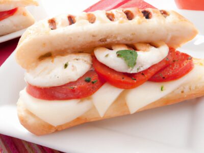 Easy and Delicious Tomato and Mozzarella Panini for a Perfect Lunch