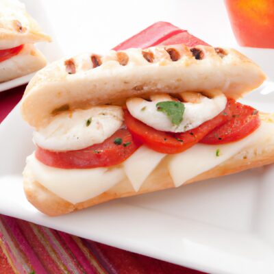 Easy and Delicious Tomato and Mozzarella Panini for a Perfect Lunch