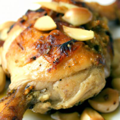 Easy and Delicious Garlic Roasted Chicken