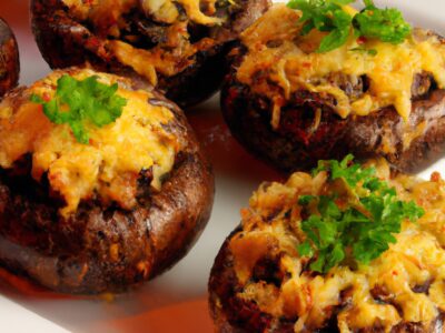 Satisfy Your Appetite with These Delicious Stuffed Mushrooms