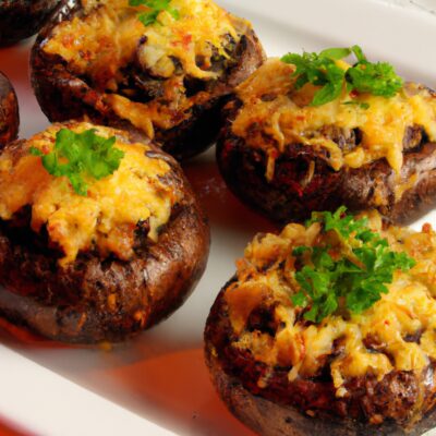 Satisfy Your Appetite with These Delicious Stuffed Mushrooms