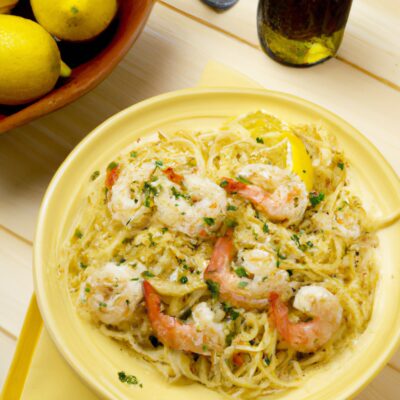 Scrumptious Lemon Garlic Shrimp Scampi Pasta: A Quick and Easy Dinner Recipe