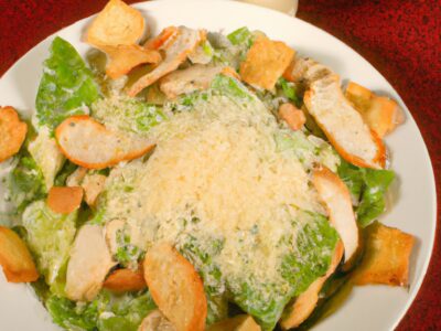 Try this Mouth-Watering Chicken Caesar Salad for a Delicious Lunch Option