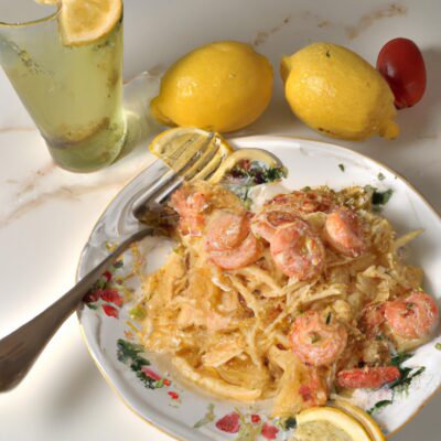 Delicious and Easy Lemon Garlic Shrimp Pasta