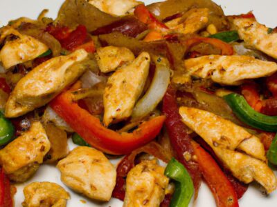 Spice up your weeknight with these easy and delicious chicken fajitas