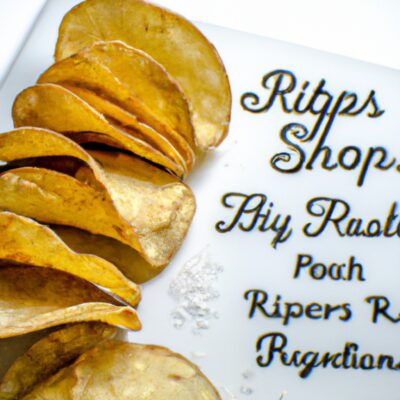 Crispy and Savory: Try This Delicious Homemade Potato Chip Recipe