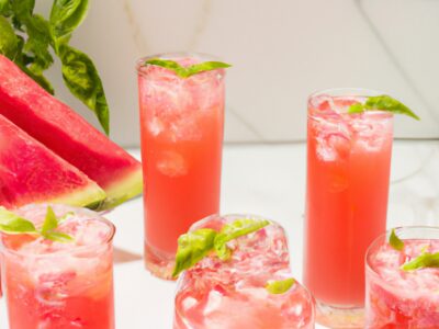 Refreshing Summer Mocktail: Watermelon Basil Cooler Recipe