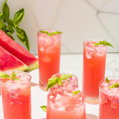 Refreshing Summer Mocktail: Watermelon Basil Cooler Recipe