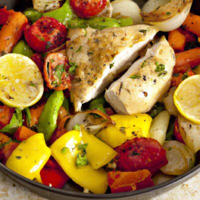 Easy One-Pan Lemon Herb Chicken and Vegetables Recipe