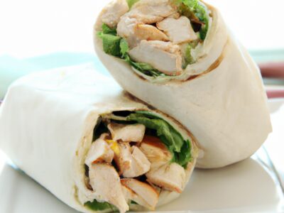 Quick and Easy Chicken Caesar Wrap Recipe for a Delicious Lunch!