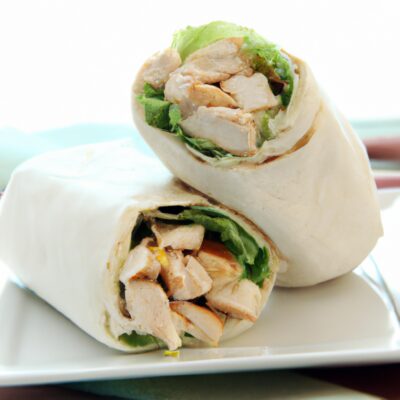 Quick and Easy Chicken Caesar Wrap Recipe for a Delicious Lunch!