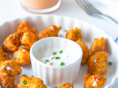 Bite-Sized Bliss: Crispy Air Fryer Cauliflower Buffalo Bites Recipe