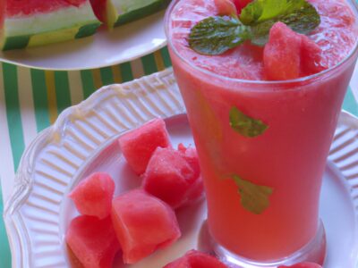 Cool Down with a Refreshing Watermelon Mint Smoothie
