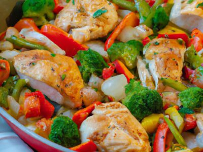Delicious and Easy One-Pan Chicken and Vegetable Dinner Recipe