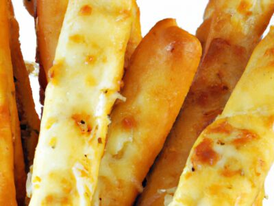 Quick and Easy Snack: Cheesy Garlic Breadsticks