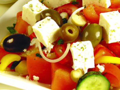Fresh & Flavorful: Try This Delicious Mediterranean Salad Recipe Today!
