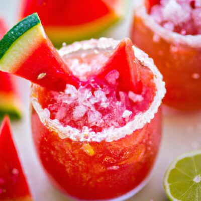 Spice Up Your Summer with a Refreshing Watermelon Margarita Recipe!