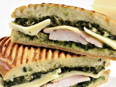 Quick and Delicious Turkey Pesto Panini Recipe for Lunch!