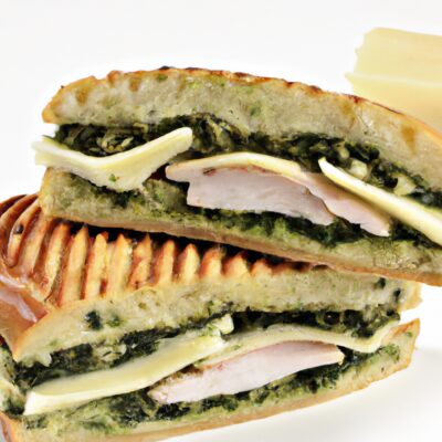 Quick and Delicious Turkey Pesto Panini Recipe for Lunch!