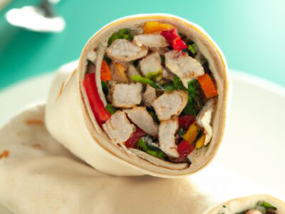 Healthy and Delicious: Mediterranean Chicken Salad Wrap Recipe for a Perfect Lunch