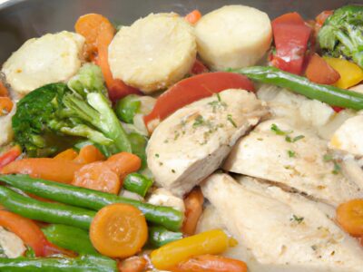 Easy One-Pan Chicken and Vegetable Dinner