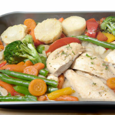 Easy One-Pan Chicken and Vegetable Dinner