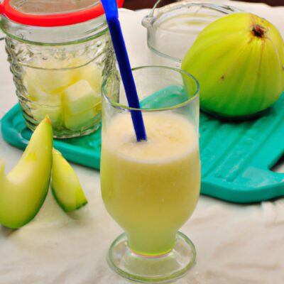 Whip up a Sweet and Creamy Honeydew Smoothie in Minutes!