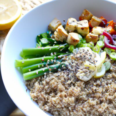 Wholesome and Delicious: Try This Easy Asian-inspired Quinoa Bowl for Lunch!