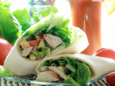 Easy and Delicious Chicken Caesar Salad Wrap Recipe for a Perfect Lunch
