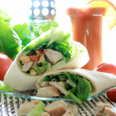 Easy and Delicious Chicken Caesar Salad Wrap Recipe for a Perfect Lunch