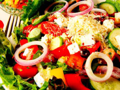Fresh and Flavorful: Try this Delicious Mediterranean Salad Recipe!