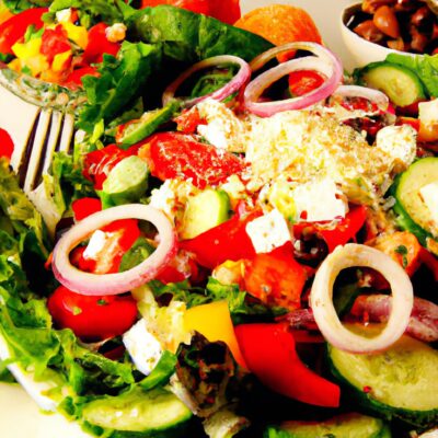 Fresh and Flavorful: Try this Delicious Mediterranean Salad Recipe!