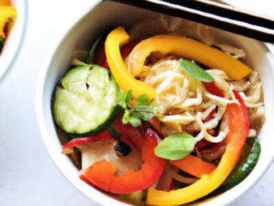 Quick and Delicious: Mouth-Watering Asian Noodle Salad Recipe for Your Lunch Break