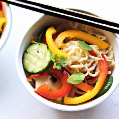 Quick and Delicious: Mouth-Watering Asian Noodle Salad Recipe for Your Lunch Break