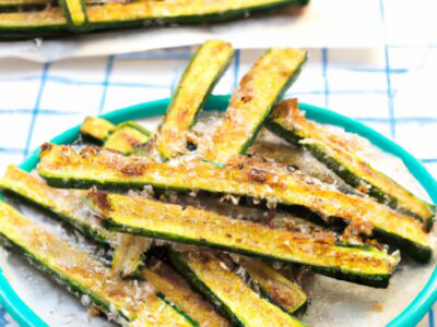 Deliciously Tasty and Easy-to-Make Appetizer Recipe: Garlic Parmesan Baked Zucchini Fries