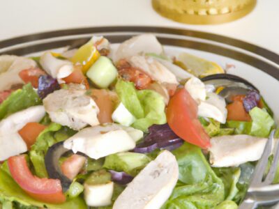 Try This Simple and Delicious Mediterranean Chicken Salad for Lunch!