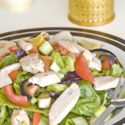 Try This Simple and Delicious Mediterranean Chicken Salad for Lunch!