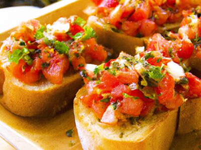 Spice Up Your Appetite with this Delicious and Easy-to-Make Bruschetta Recipe
